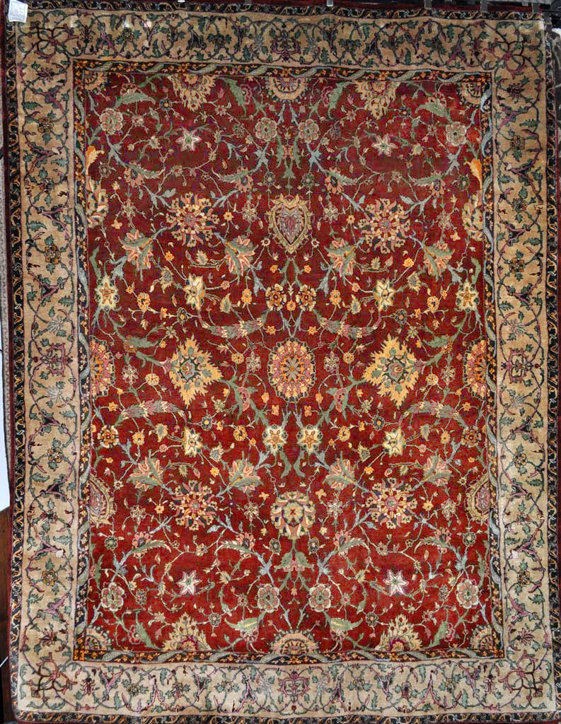 Finest Silk Mughal Rug Santa Barbara Design Center