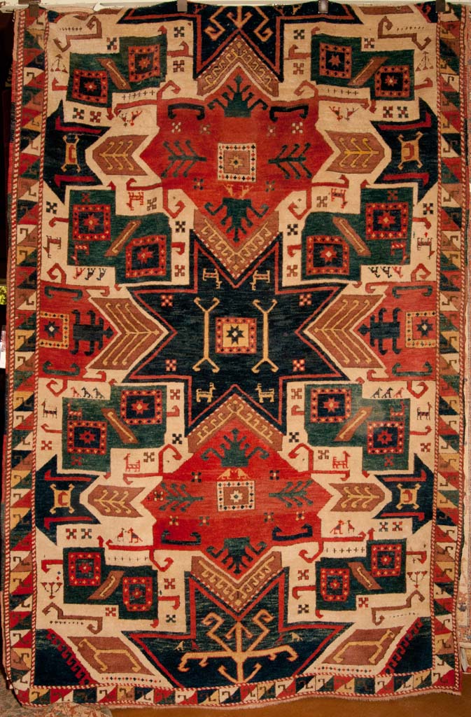 Star Kazak Caucasian Rug