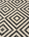 Modern Charcoal Ivory Rug Rugs and More | Santa Barbara Design Center 33002 .