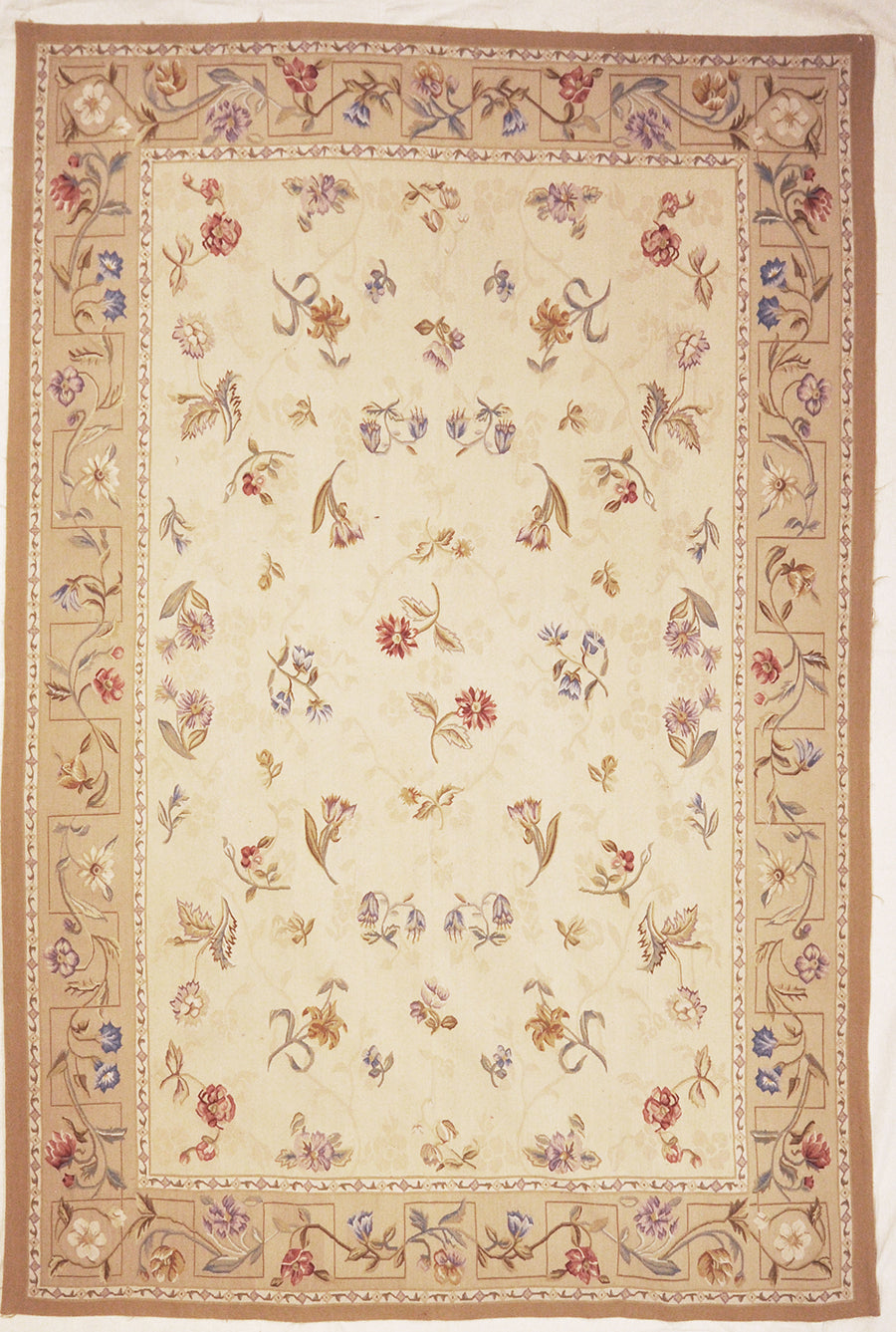 Flower Aubusson Rugs & More Oriental Carpets