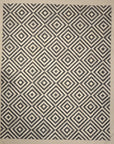 Modern Charcoal Ivory Rug Rugs and More | Santa Barbara Design Center 33002 .