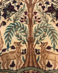 Antique Tree of Life Kerman Rug