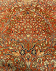 30094 Antique Persian Ostad Mohtasham Kashan Tree of Life Rug in mint condition
