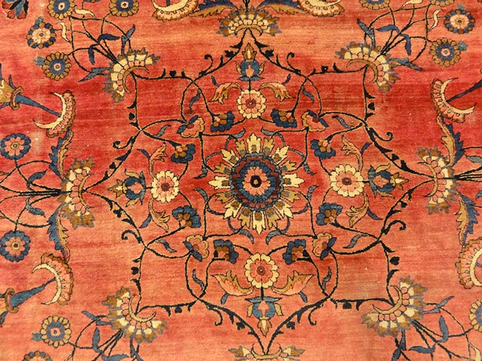 Antique Manchester Kashan Rug | Rugs and More | Santa Barbara Design Center