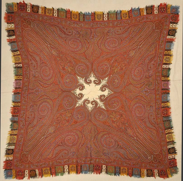 1700s Rug Patterns Antique Finest 1700s Persian Pashmina Kashmiri Shawl Rug – Rugs & More