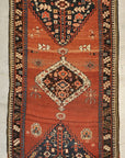 Antique Wedding Bijar Runner Rug