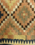 Uzbek Kelim Bag Face Saddle Bag. A piece of authentic genuine antique woven carpet art sold by Santa Barbara Design Center Rugs and More.