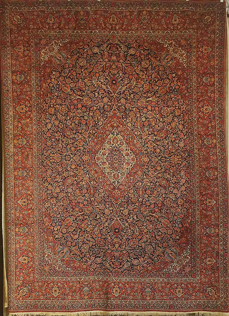 Antique Kashan Rug santa barbara design center