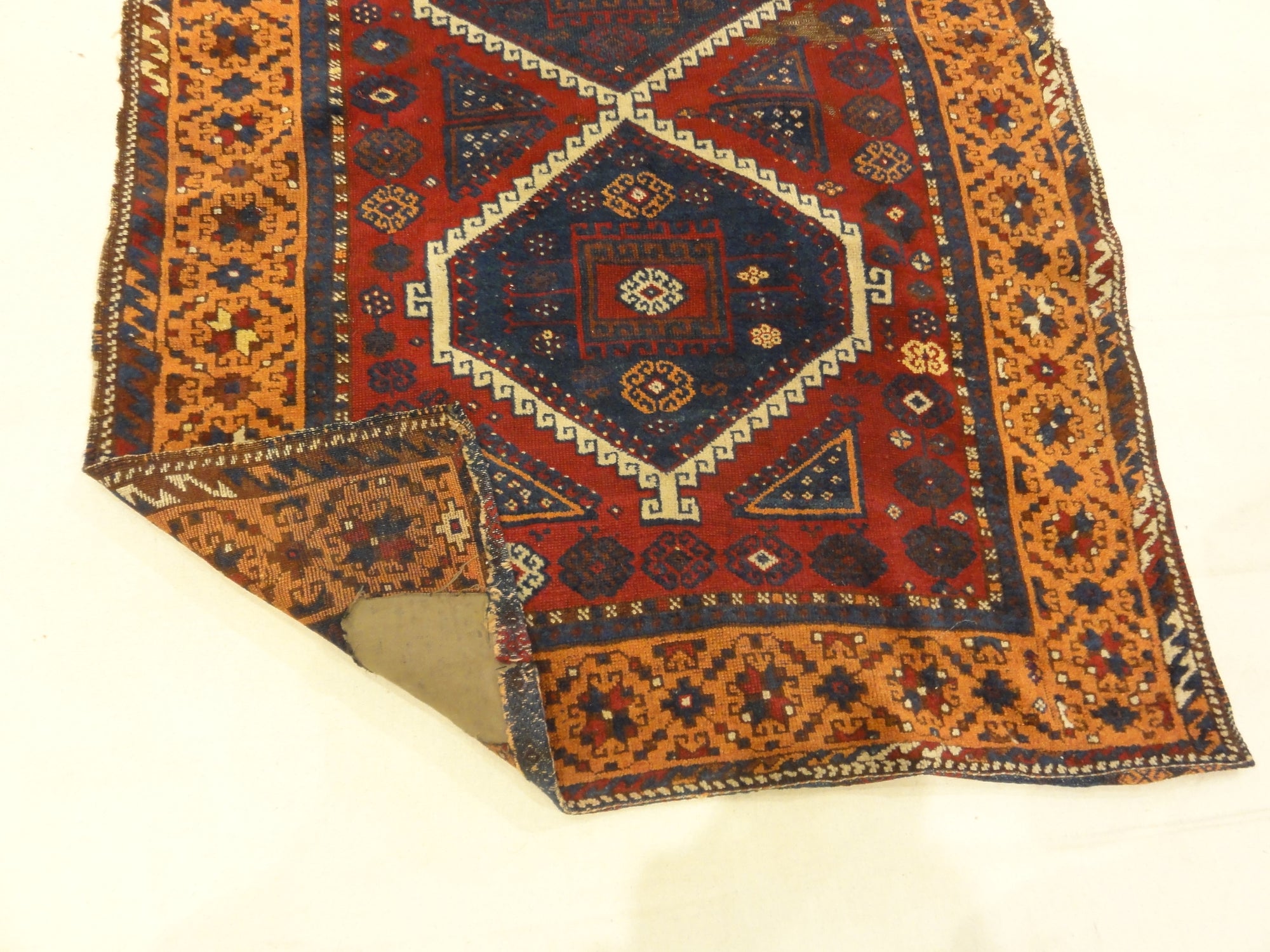 30064 Antique Colorful Turkish Rug