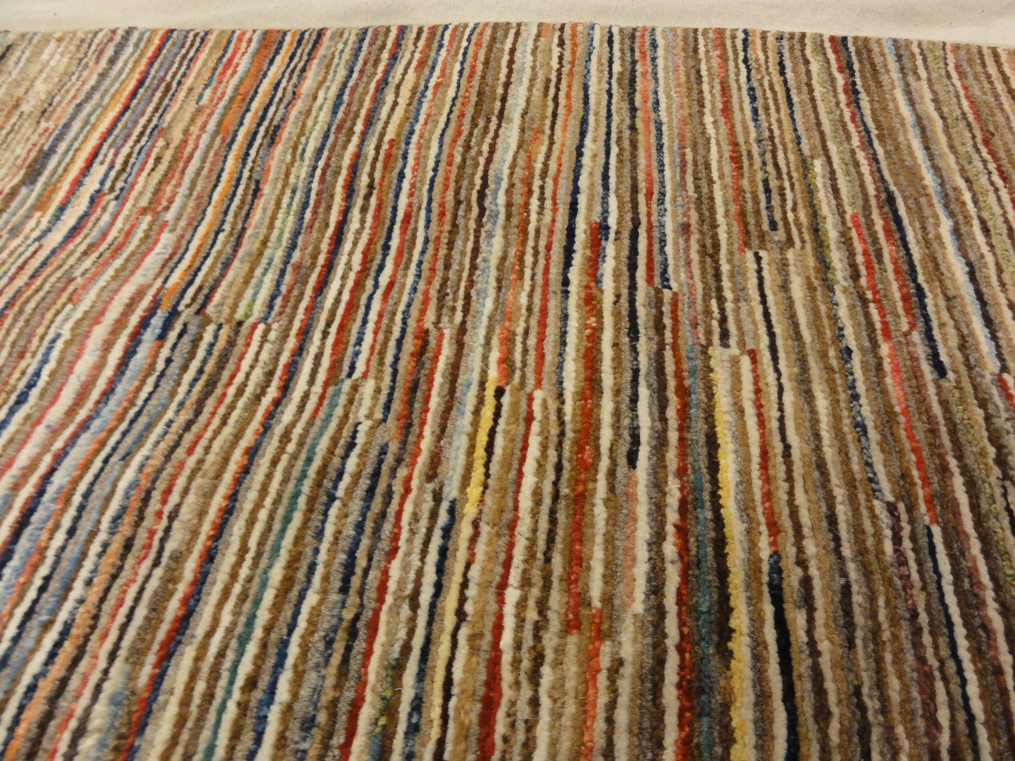 Leesa Organic Modern Stripes Runner Rug. Ziegler and Company in collaboration with designer Leesa Wilson Goldmuntz in Santa Barbara, California.