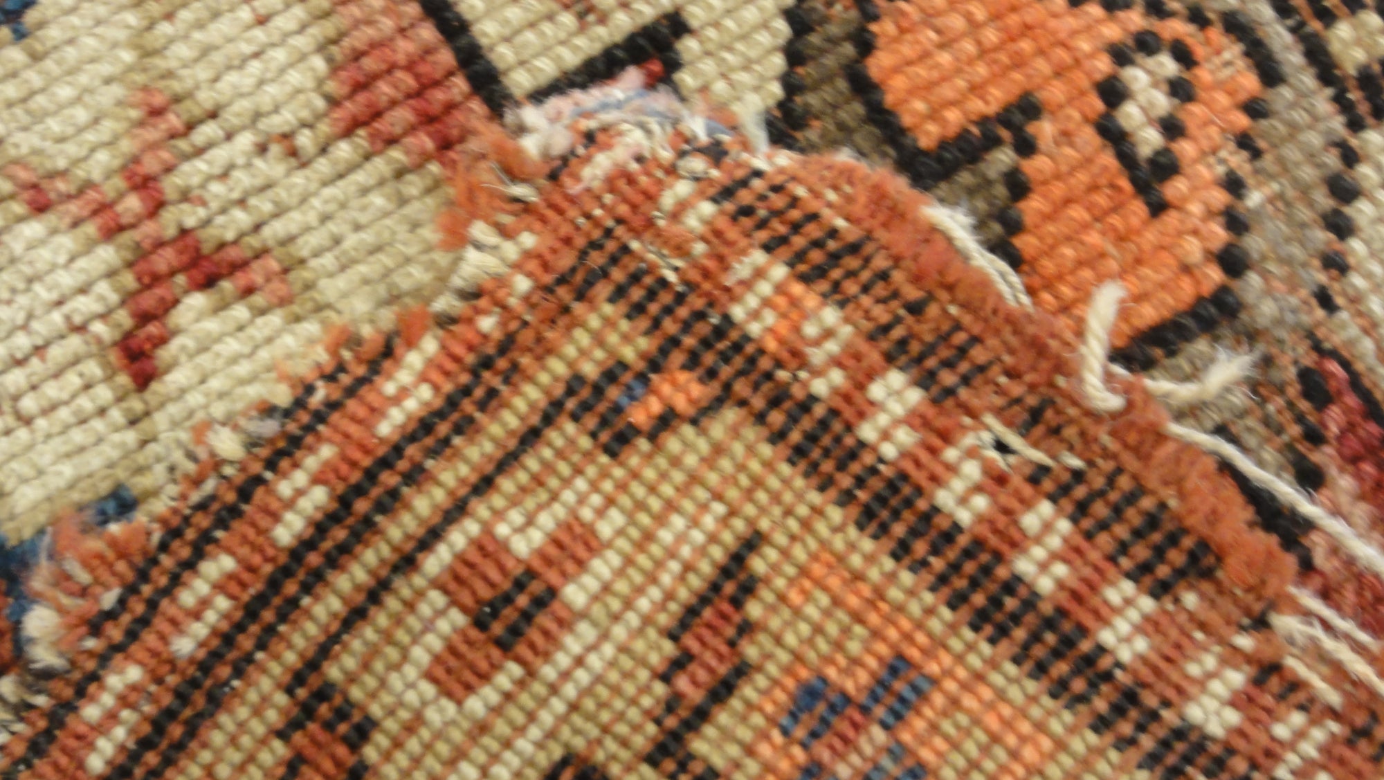 34715 Antique Caucasian Rug