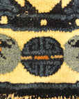 Antique Wool Peking Horse Cover. A piece of genuine antique woven carpet art sold by Santa Barbara Design Center, Rugs and More in Santa Barbara, California