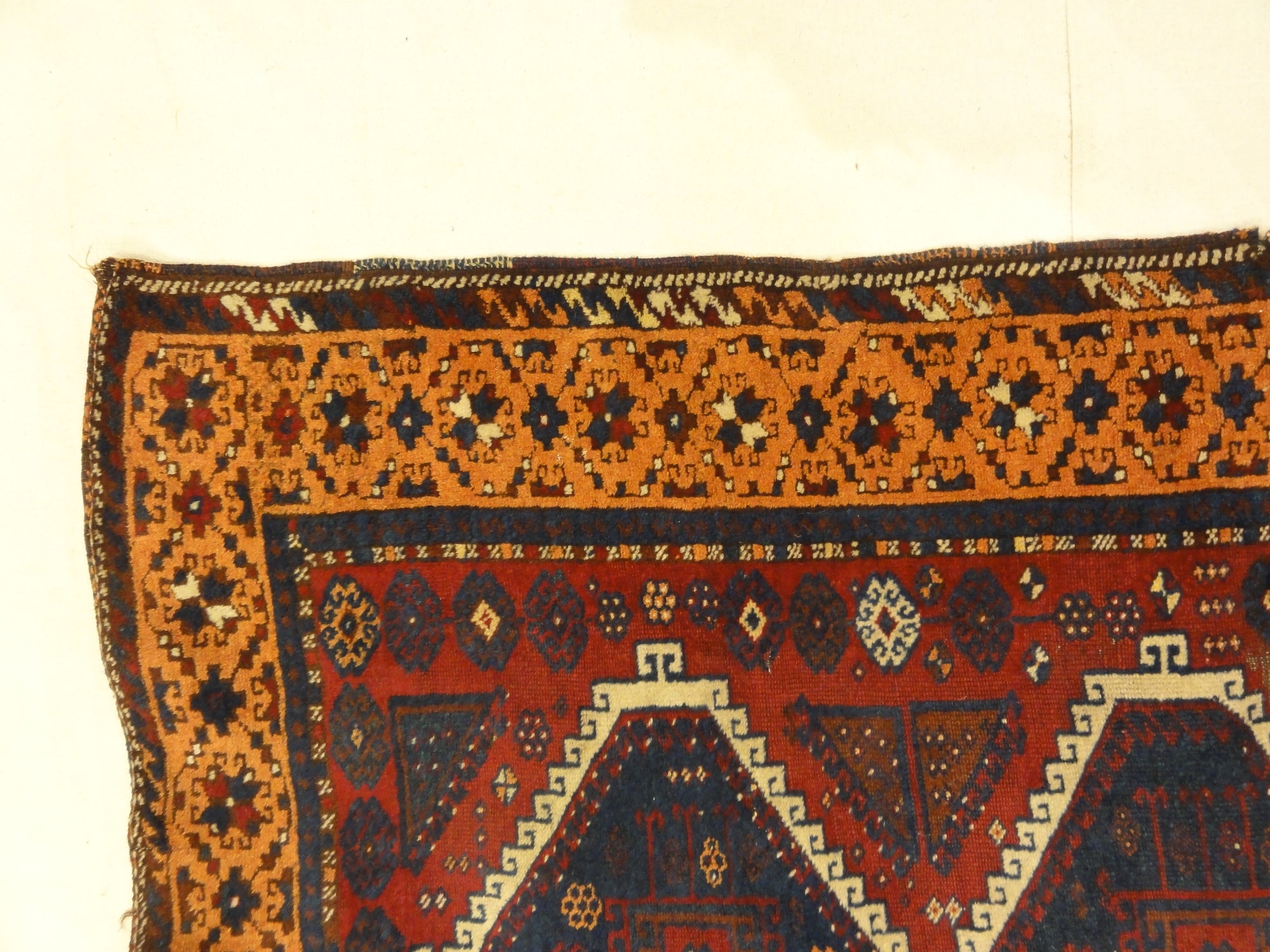 30064 Antique Colorful Turkish Rug