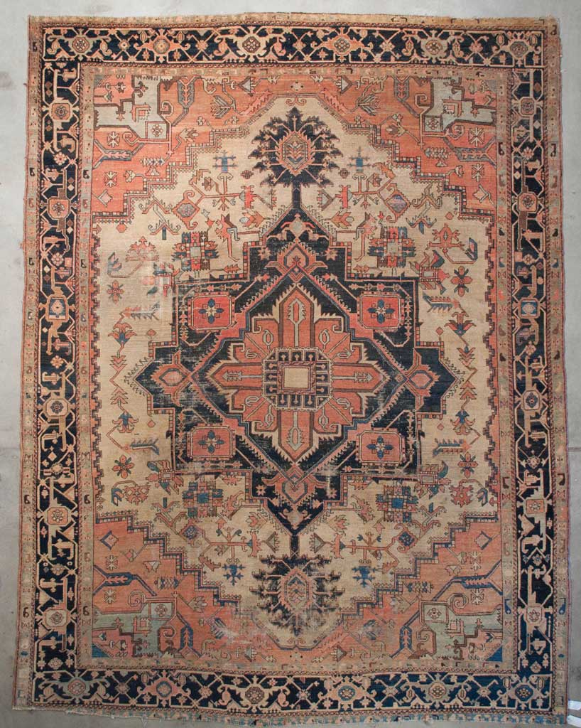 Rare Antique Serapi Rug