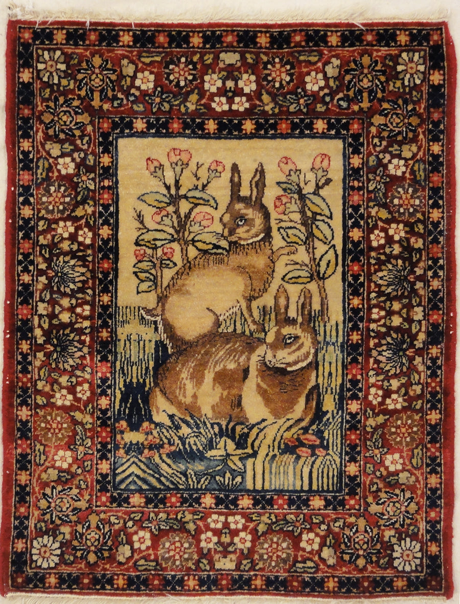 Antique Kerman Khargoosh Rugs and more Oriental Carpet 31812