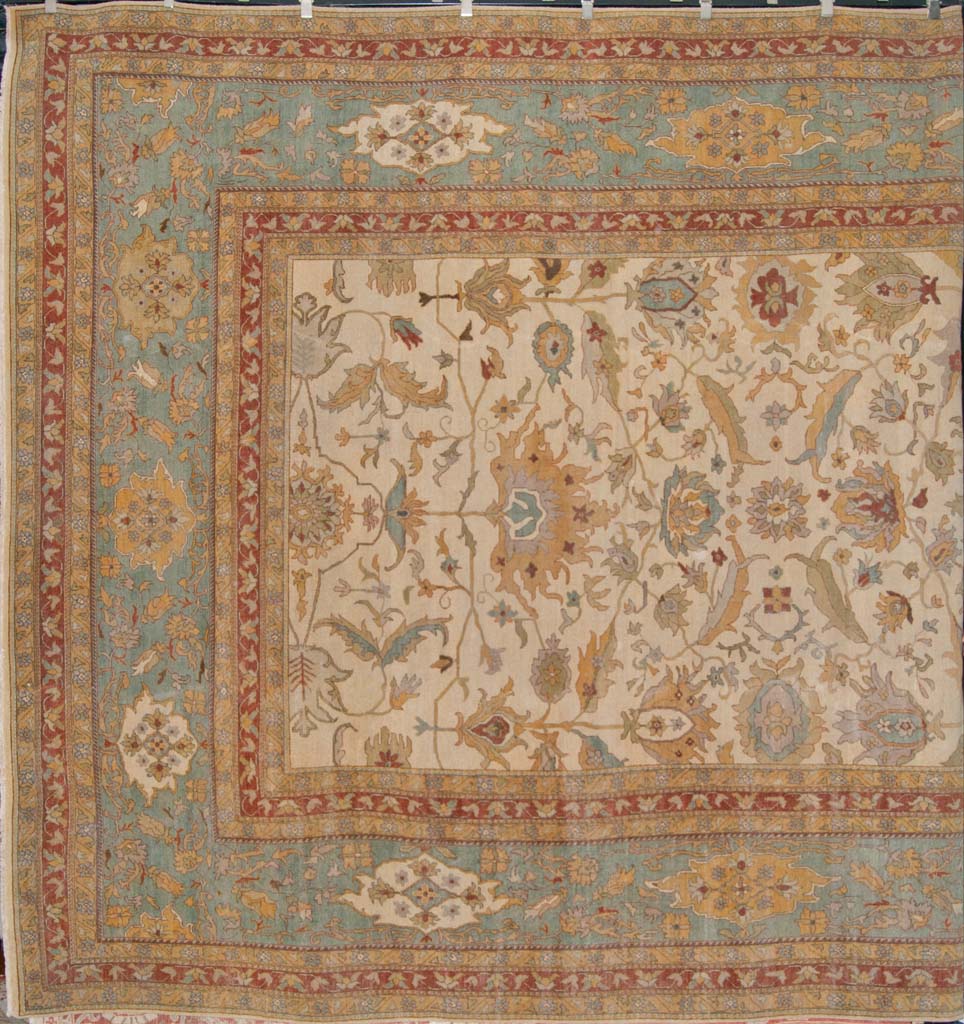 Finest Antiqued Kerman Rug