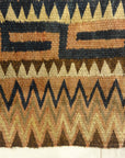 Uzbek Kelim Bag Face Saddle Bag. A piece of authentic genuine antique woven carpet art sold by Santa Barbara Design Center Rugs and More.