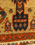 Antique Sarab camel hair collectable rug