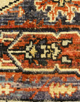 Saree Silk Indian Rug. A piece of genuine woven authentic carpet art sold by Santa Barbara Design Center and Rugs and More.