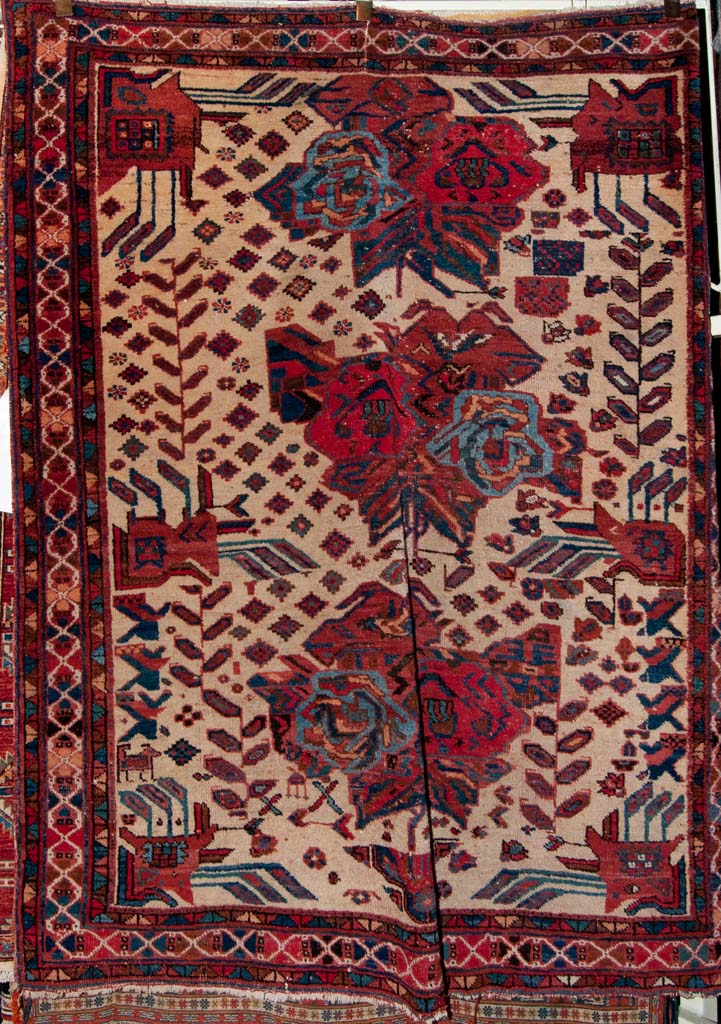 Antique Afshar Persian Rug