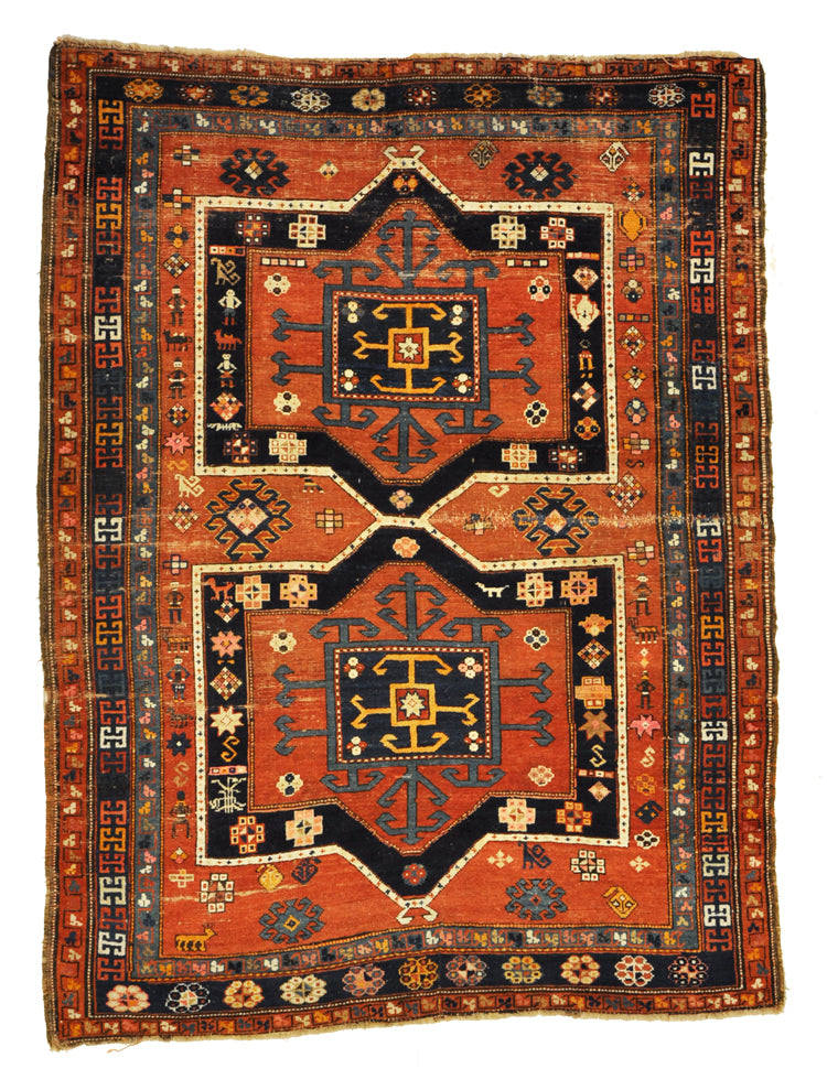 antique Kazak rug rugs and more oriental carpet -