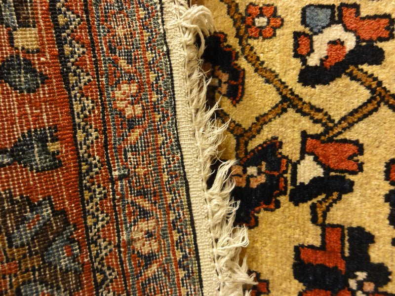 Rare Antique Abadeh Rug