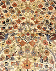 Fine Kashmiri Silk rug is a hand-knotted oriental rug from Kashmir. Kashmir rugs or carpets have intricate designs that are primarily oriental, floral style in a range of colors, sizes and quality.