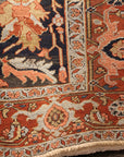 Rare Antique Serapi Heriz Rug