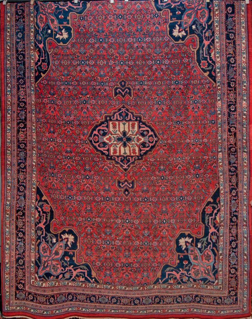 Antique Bijar Persian Rug