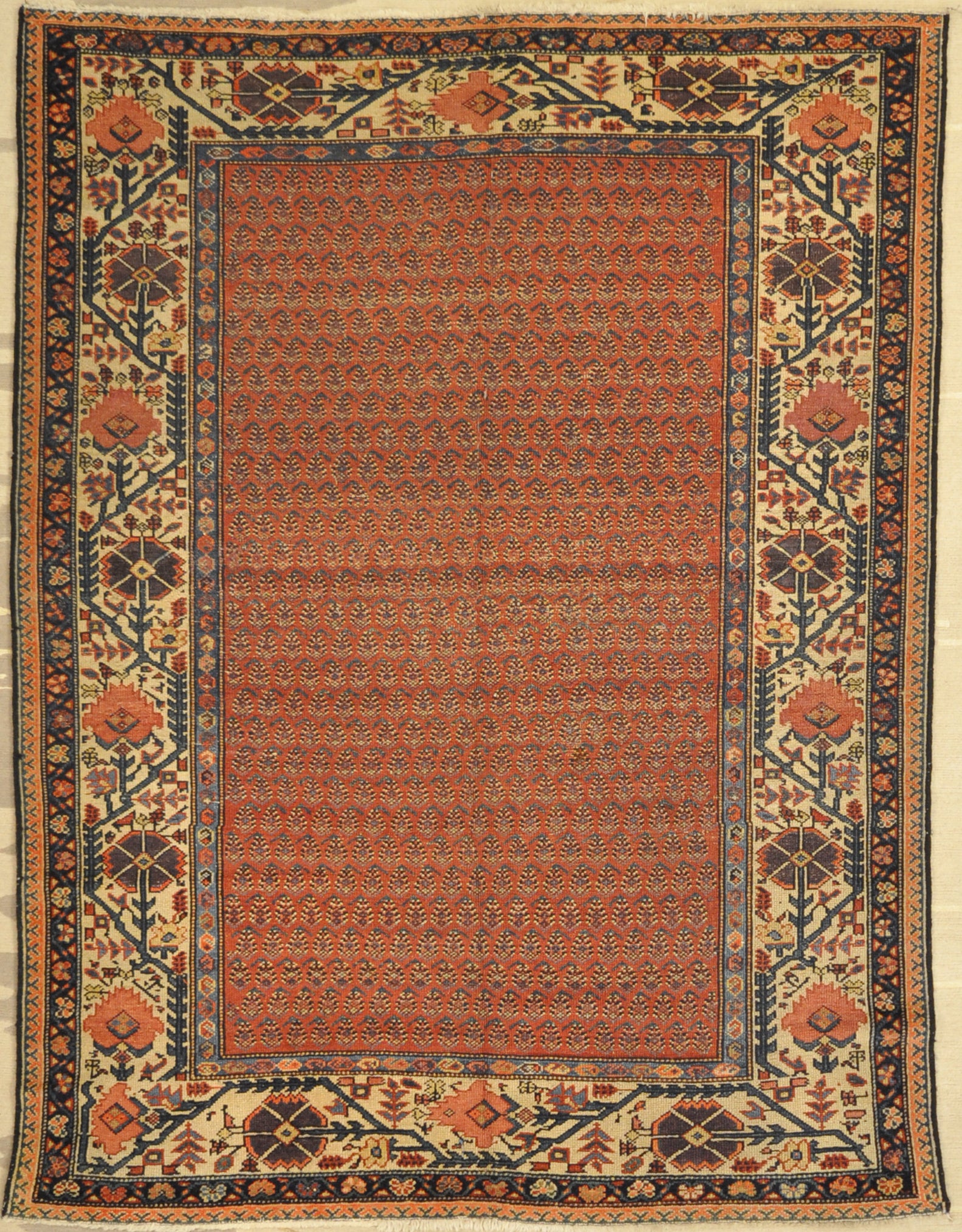 Antique Mishen Malayer Rug Santa Barbara Design center