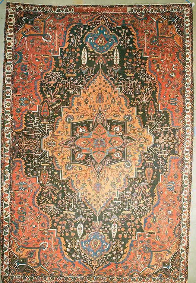 Extremely Rare Bakhtiari rugs and more oriental carpet 43702-