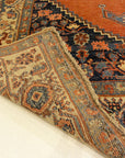 30131 Antique Halvai Bijar Mid 19th Century Wool Foundation Rug