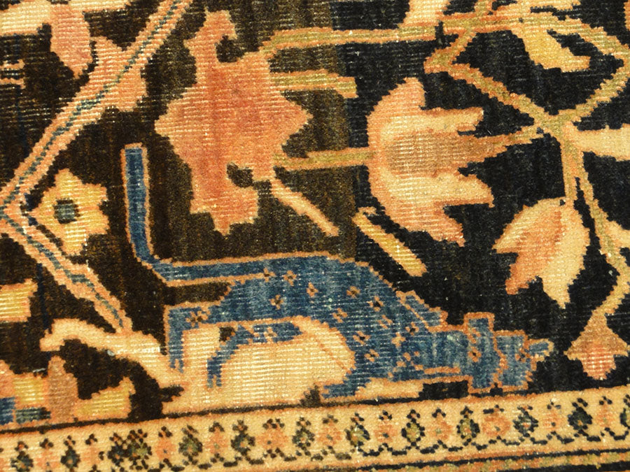 27672 Antique Farahan Rug rare format