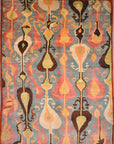 Ikat rug Uzbak textile design santa barbara design center rugs and more oriental carpet