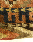 Uzbek Kelim Bag Face Saddle Bag. A piece of authentic genuine antique woven carpet art sold by Santa Barbara Design Center Rugs and More.