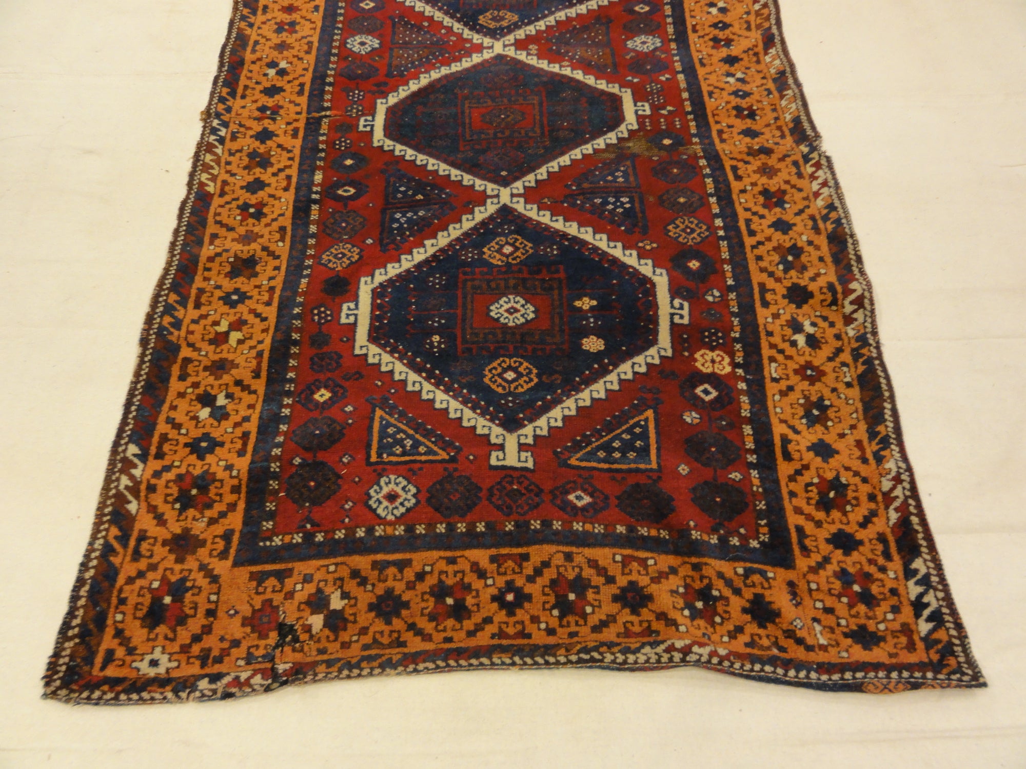 30064 Antique Colorful Turkish Rug