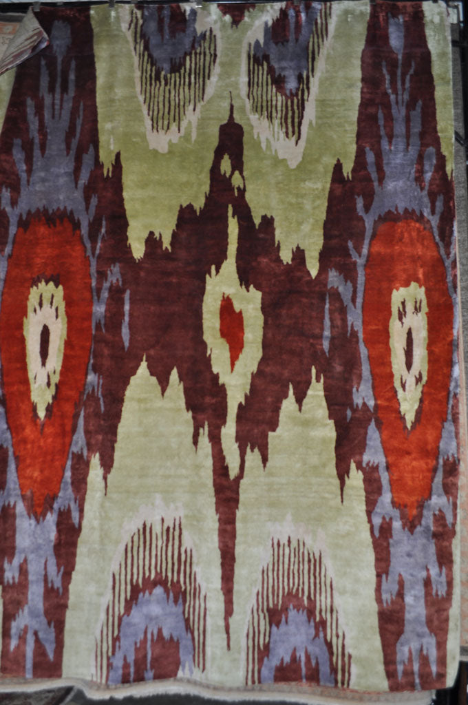 Finest Silk Ikat Rug