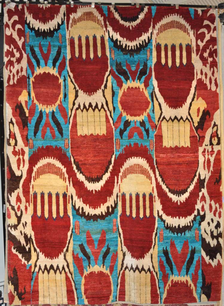 Fine SIlk Ikat Rug