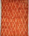 Orange Moroccan Rug