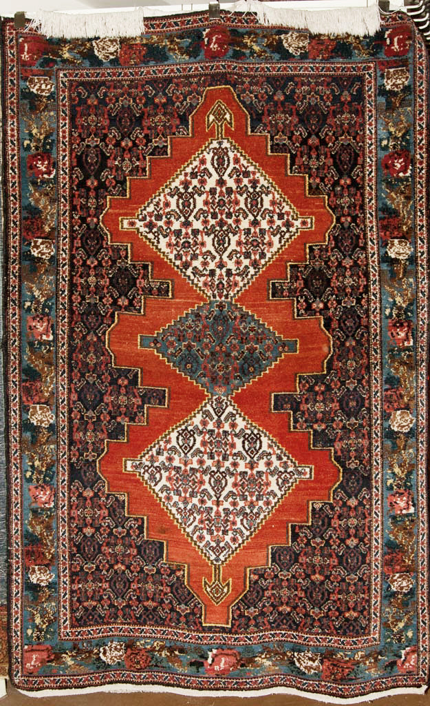 Fine Antique Senneh Rug santa barbara design center rugs and more oriental carpet 1