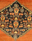 30131 Antique Halvai Bijar Mid 19th Century Wool Foundation Rug