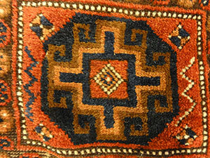 Antique Mogan Memling Gul Kurd Bag