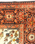 30110 Fine Antique Persian Farahan Kork Wool