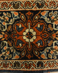 30107 Fine Antique Sarouk Farahan Botteh with Rare Ivory Background