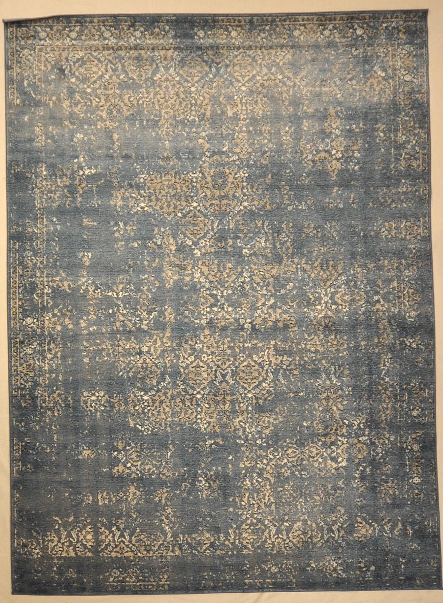 Modern Blue Taupe Rug Rugs and More | Santa Barbara Design Center