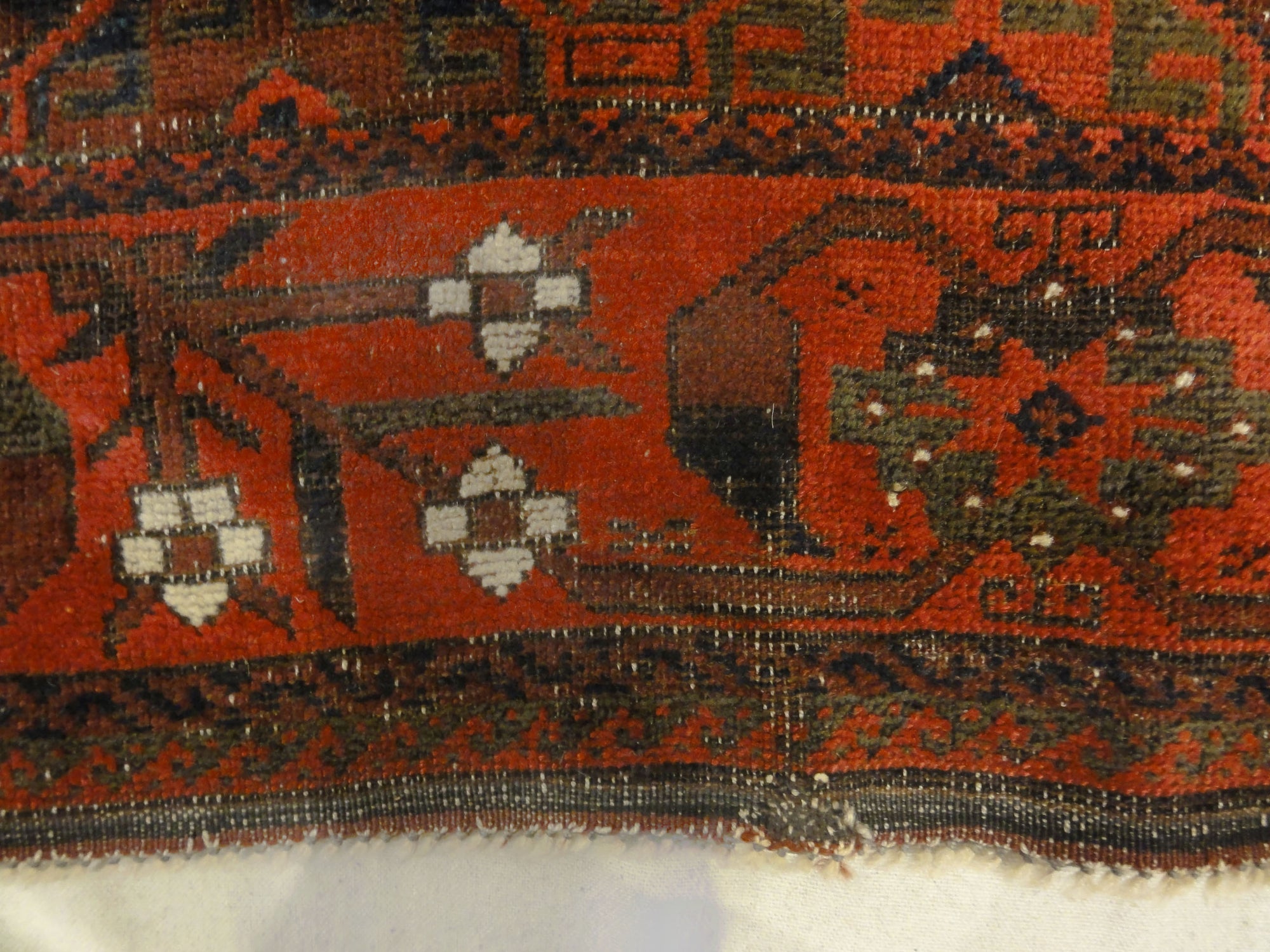 Antique Original Baluch White-Rugs & More-Santa Barbara Design Center