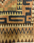 Uzbek Kelim Bag Face Saddle Bag. A piece of authentic genuine antique woven carpet art sold by Santa Barbara Design Center Rugs and More.