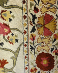 Fine Silk Suzani Design Rug