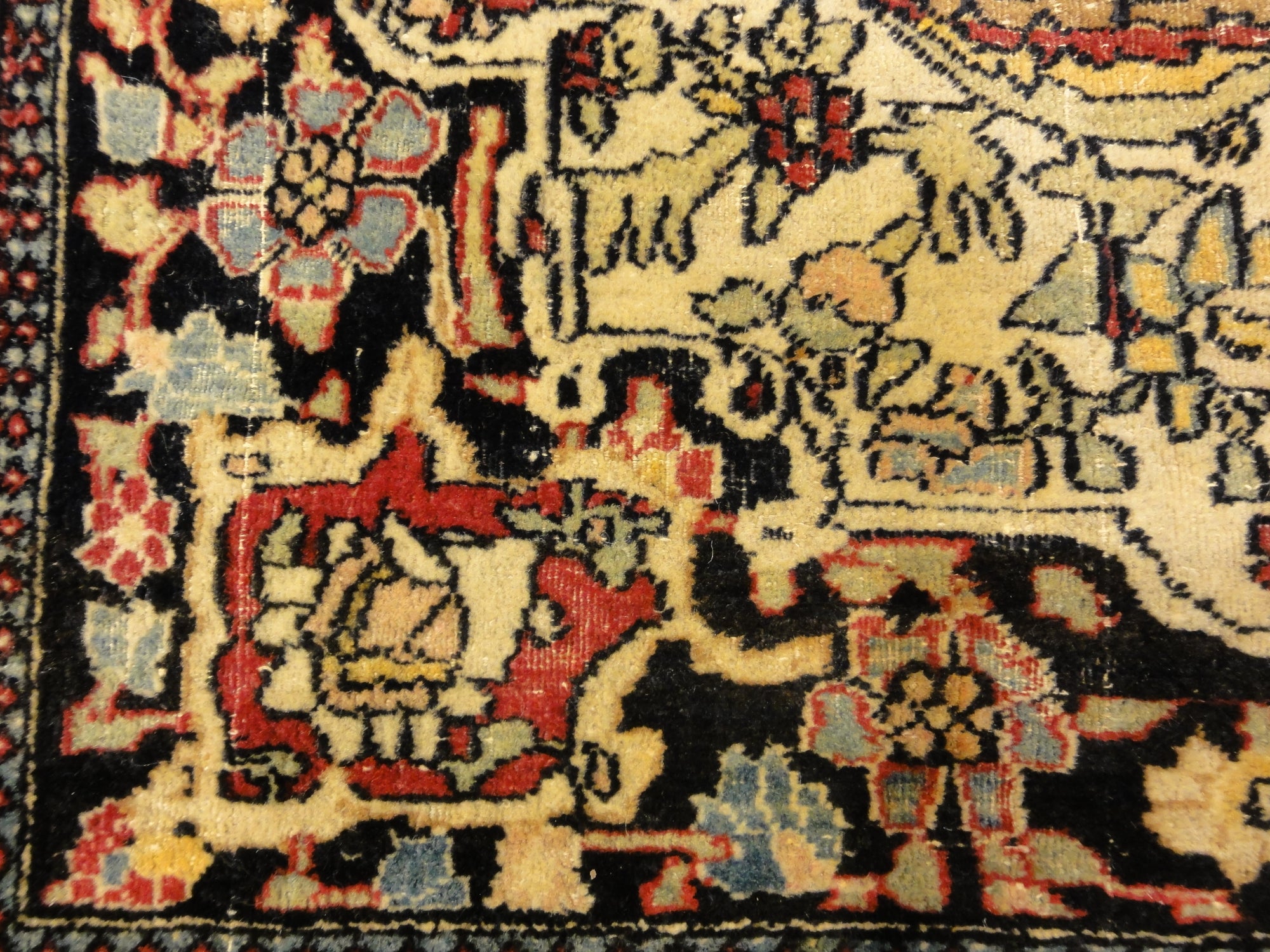 36243 Antique Kerman Rug Circa 1890