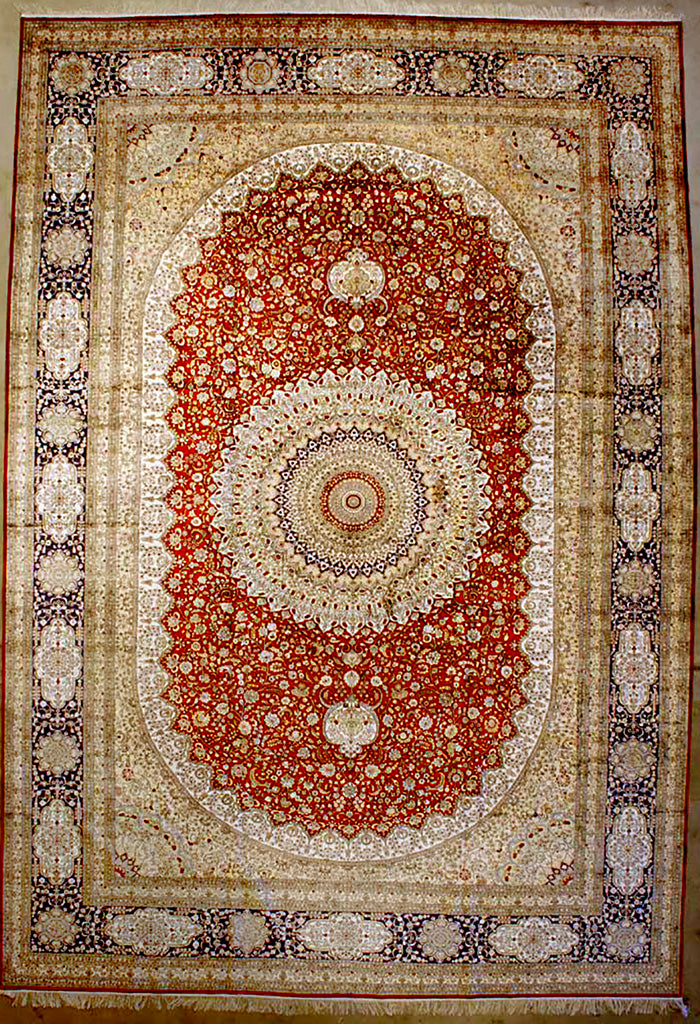 Finest Silk Tabriz Rug | Rugs and More | Santa Barbara Design Center